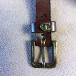 Vintage Aigner Belt Narrow Womens SZ Small Leather